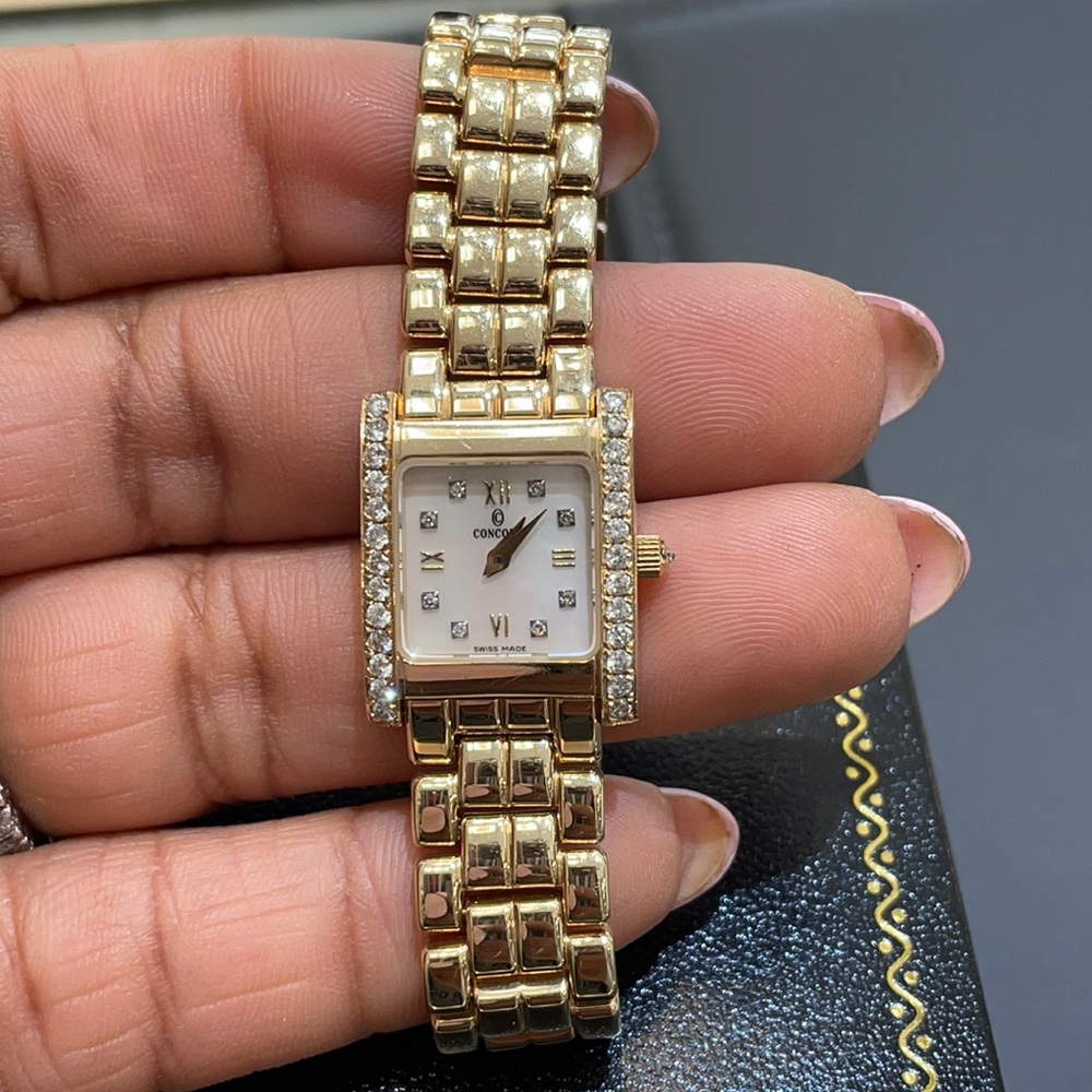 Concord La Tour 14k gold watch